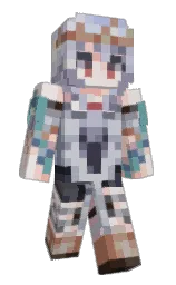 ZS_fox's Minecraft skin wearing the Purple Heart cape