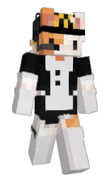 Corelling's Minecraft skin wearing the Mojang Office cape