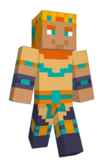 Front of Alubik's skin
