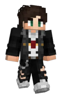 Front of PioThePie's skin