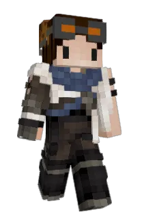 Front of mcmann's skin