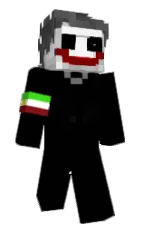 black and deep fir Minecraft skin — Classic model — first worn by _Flanty_