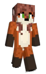 english walnut and piper Minecraft skin — Slim model — first worn by EsperFoxclaw