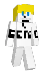 white and turbo Minecraft skin — Classic model — first worn by Terrible_Oremos_