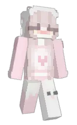 wisp pink and alabaster Minecraft skin — Slim model
