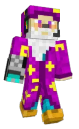 y0uQ's Minecraft skin wearing the Menace cape