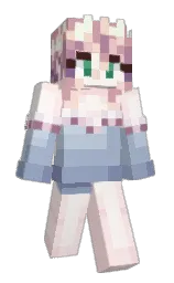 soapstone and fair pink Minecraft skin — Slim model — first worn by Starlimes