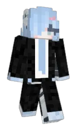 white and polar Minecraft skin — Slim model