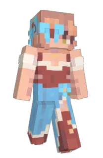 Front of Shmeemie's skin