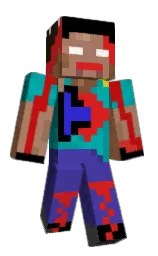 alizarin crimson and jacarta Minecraft skin — Classic model — first worn by stefan_lagar