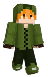 Saprion's Minecraft skin wearing the Pan cape