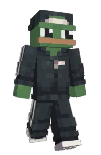Front of Keyserr's skin