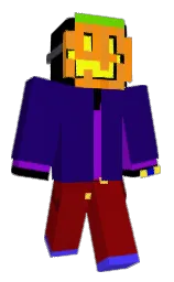 electric violet and paua Minecraft skin — Classic model — first worn by KeyserSoze2k01