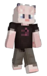 bizarre and cavern pink Minecraft skin — Slim model