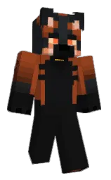 calicocat774's Minecraft skin wearing the Pan cape