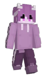 lilac and bouquet Minecraft skin — Slim model