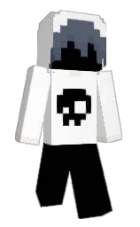 white and comet Minecraft skin — Classic model