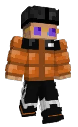 cod gray and hot cinnamon Minecraft skin — Classic model — first worn by _X7L0