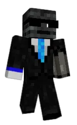 Niduus's Minecraft skin wearing the 15th Anniversary cape