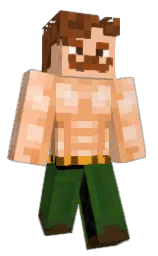 peach orange and parsley Minecraft skin — Classic model