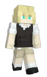 citrine white and primrose Minecraft skin — Slim model — first worn by willta