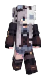 xhqru's Minecraft skin wearing the Pan cape