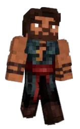 coffee bean and bunker Minecraft skin — Classic model — first worn by Hercule_poirot_