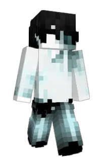 Front of Discra's skin