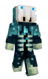 Syfyi's Minecraft skin wearing the Twisted cape