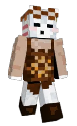 rodeo dust and white Minecraft skin — Slim model