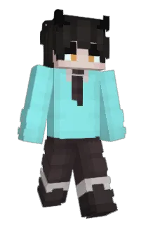 Front of ArcyFleur's skin