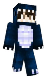midnight and prussian blue Minecraft skin — Slim model — first worn by Kobje
