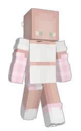 cherub and rose fog Minecraft skin — Slim model — first worn by miaafairy