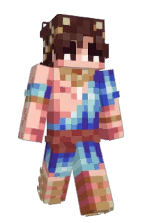 Front of PaintedPridee's skin