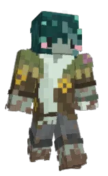 gable green and mantle Minecraft skin — Classic model — first worn by DreamyDamsel