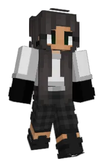Front of Iwi's skin