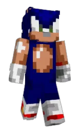 navy blue and stratos Minecraft skin — Slim model