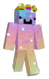 black and calico Minecraft skin — Classic model — first worn by DissedDonut