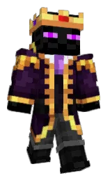 black and cod gray Minecraft skin — Classic model