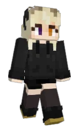 LonelyEmber's Minecraft skin wearing the Cherry Blossom cape