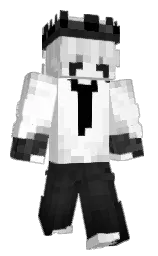 white and alto Minecraft skin — Classic model — first worn by Vesto_123