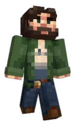 Runtd's Minecraft skin wearing the 15th Anniversary cape