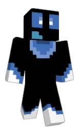 black and tutu Minecraft skin — Classic model