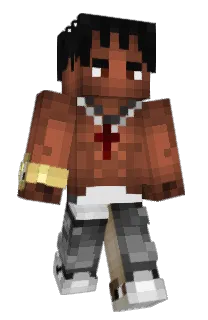 Front of CrazyCraftYT's skin