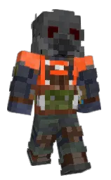 tundora and tuna Minecraft skin — Classic model — first worn by Svart_NoPlis