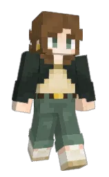 heavy metal and corduroy Minecraft skin — Slim model — first worn by Maemma