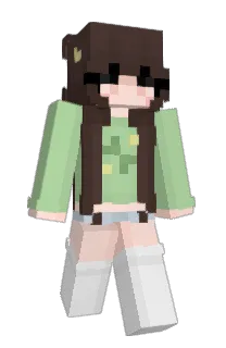Front of liindsay's skin