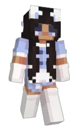 Quagster's Minecraft skin wearing the Pan cape