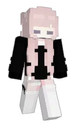Zone_UwU's Minecraft skin wearing the Aurora cape