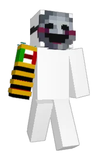Front of Paltero's skin